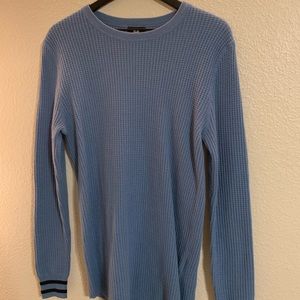 H&M Blue Wool Crewneck Sweater